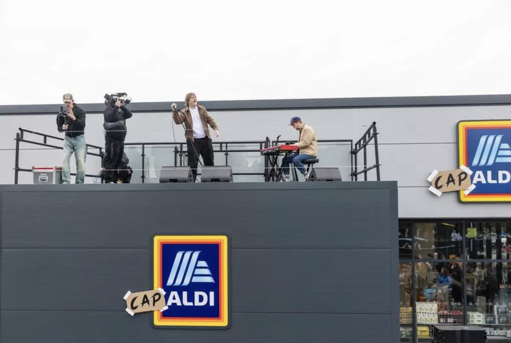 Hazel Roche Cap Aldi Stunt